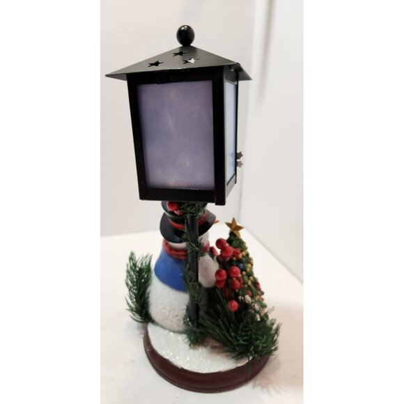 Bradford Exchange Be Merry Shine Bright Snowman Lantern11" Dona Gelsinger - Picture 7 of 16